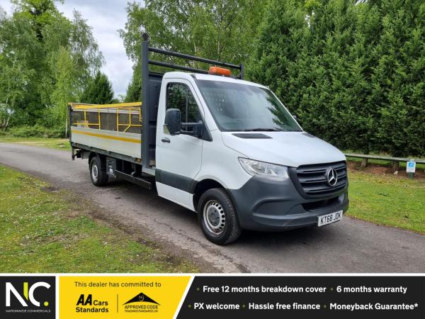Mercedes-Benz Sprinter 2.1 RWD 314 CDI 14.2m Dropside With Tail Lift (143 ps) Diesel Manual ⭐️ Euro 6 ⭐️  One Owner ⭐️  Finance Available
